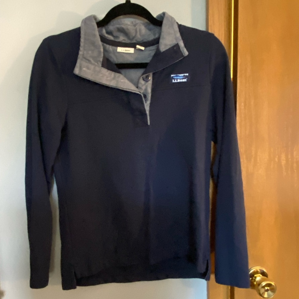 Navy LL Bean sweater